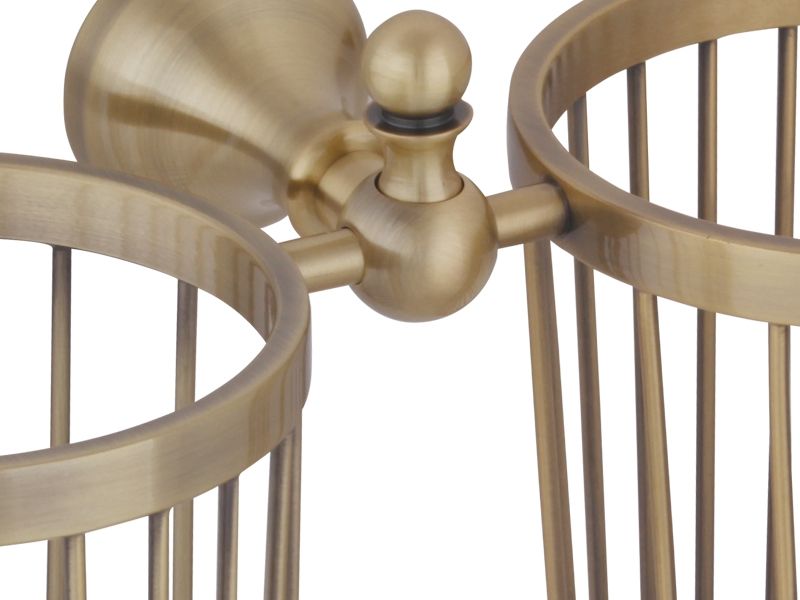 Держатель освежителя воздуха Veragio Gialetta VR.GIL-6454.BR двойной Бронза