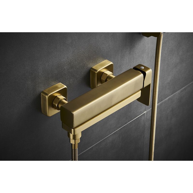 Смеситель для ванны Fmark FS8724-22C, матовое золото