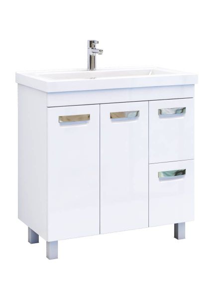 Тумба под раковину напольная VIGO Plaza tn.PLA.MIR.80.2D.2Y, 80 см