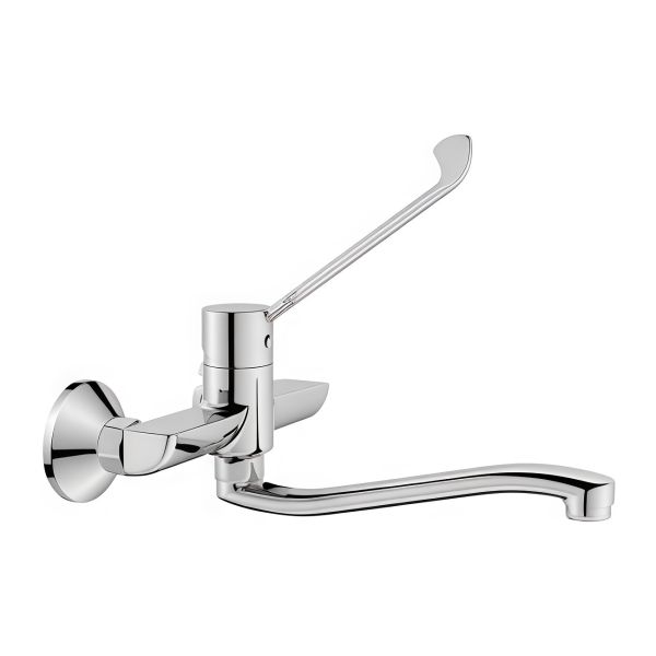 Смеситель для кухни с хирургической ручкой BELZ B79019, хром