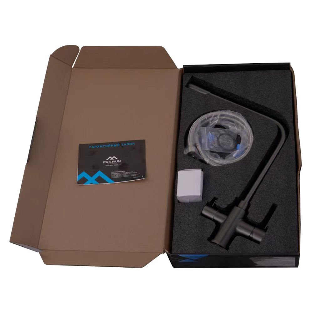 Смеситель для кухни FASHUN A54309-17, графит