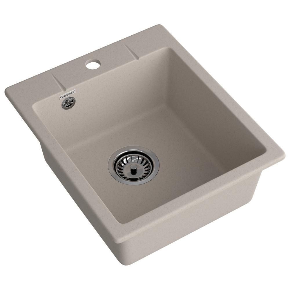 Кухонная мойка GranFest URBAN 242, песочный, артикул 242 песочный