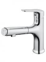 Смеситель для раковины с выдвижным изливом WONZON & WOGHAND, Хром (WW-AE4151-CR)