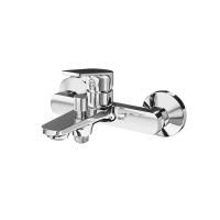 Смеситель для ванны NOTA  настенный с дивертором ванна/душ, без лейки, хром