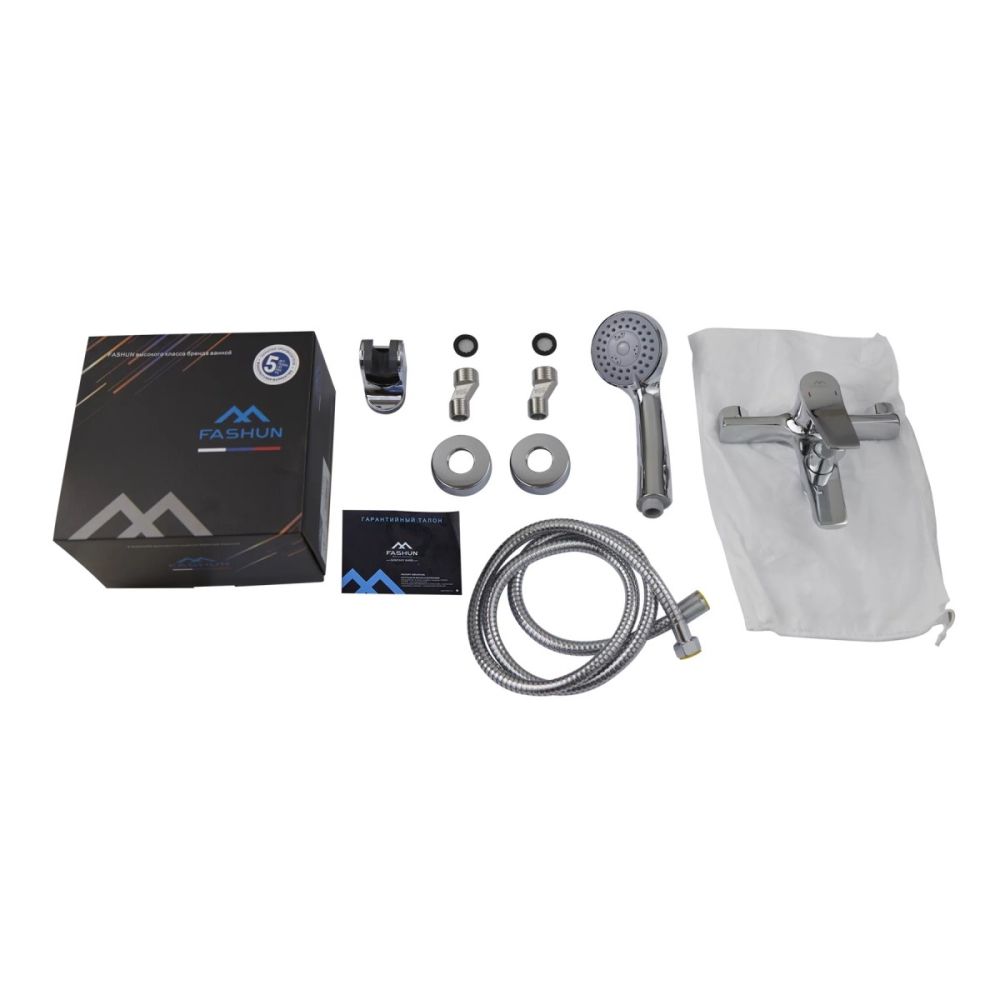 Смеситель для ванны FASHUN A3286, хром