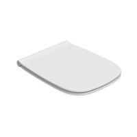 GLOBO GENESIS Сиденье для унитаза GNS02/GN001, быстросъемное, цвет белый матовый/хром (микролифт)