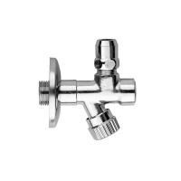 Gattoni Accessori Угловой вентиль с фильтром 1/2"x3/8" без цанговых гаек, цвет хром Gattoni Accessori Угловой вентиль с фильтром 1/2"x3/8" без цанговых гаек, цвет хром
