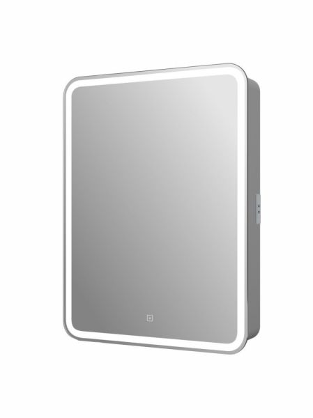 Зеркало-шкаф с подсветкой ART&MAX PLATINO AM-Pla-550-800-1D-L-DS-F