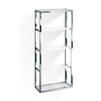 Decor Walther ET 6 Шкафчик открытый 35x15x80см, стекло белое, цвет: хром ЗАКАЗ ПО ЗАПРОСУ