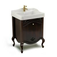 IMPERO База L61xH74xP48 см. для раковины 60 см, 1 выдвижной ящик, цвет: NOCE