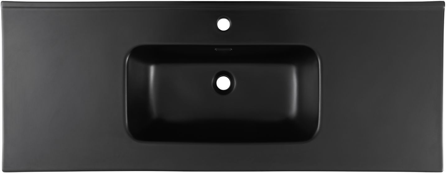 Раковина Aquanet Flat 120 черная матовая Раковина Aquanet Flat 120 черная матовая