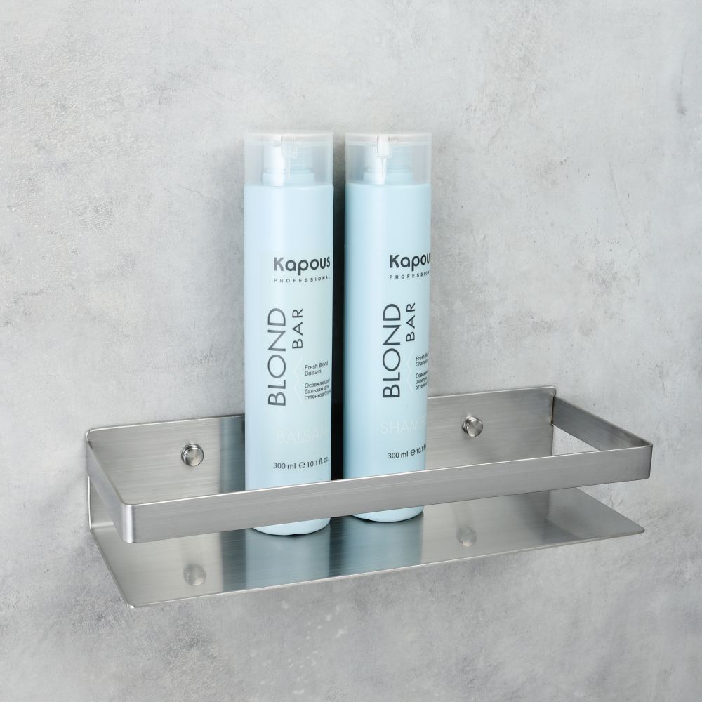 Полка металличеcкая FIXSEN HoReCa FX-31003F, стальной матовый