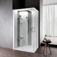 NOVELLINI SKILL A Душевая кабина 1200х1000х2175 мм., левая, Essential, поддон 125 мм., смес термос, стенки бел глянц, вставки Light grey, стекло прозр NOVELLINI SKILL A Душевая кабина 1200х1000х2175 мм., левая, Essential, поддон 125 мм., смес термос, стенки бел глянц, вставки Light grey, стекло прозр