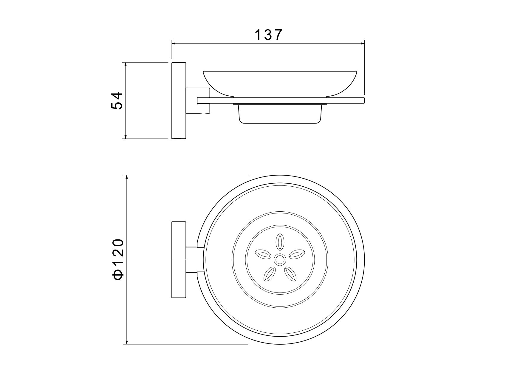 Мыльница AQUATEK AQ4203CR ОБЕРОН Мыльница AQUATEK AQ4203CR ОБЕРОН