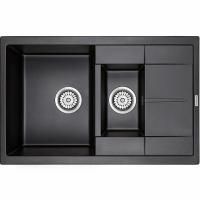 Кухонная мойка Paulmark Feste 77 PM237850-BL Черная