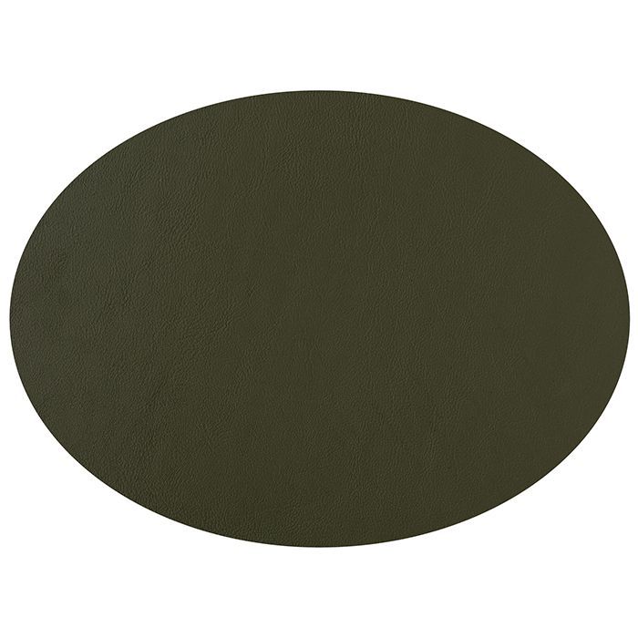 ADJ Овальный плейсмат, 47,5x35 см., цвет: горчичный/оливковый