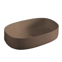 Artceram COGNAC Раковина накладная 55x35 см, цвет: ombra bruciata (фактура - необработанная глина) Artceram COGNAC Раковина накладная 55x35 см, цвет: ombra bruciata (фактура - необработанная глина)
