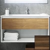 Тумба с раковиной SanVit Контур 80 kkont080 с фактурой под дерево подвесная Кедр Тумба с раковиной SanVit Контур 80 kkont080 с фактурой под дерево подвесная Кедр