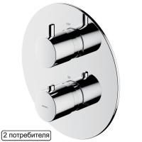 Смеситель термостатический для душа, элемент наружного монтажа OMNIRES Y Y1236ROCR (хром)