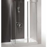 Душевой уголок Cezares TRIUMPH-D-AH-1-120/80-P-Cr-R профиль Хром стекло рифленое
