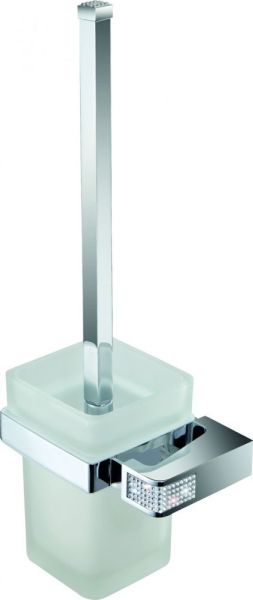 Sanibano Diamond, настенный стеклянный ёрш, цвет хром-кристаллы Swarovski crystal