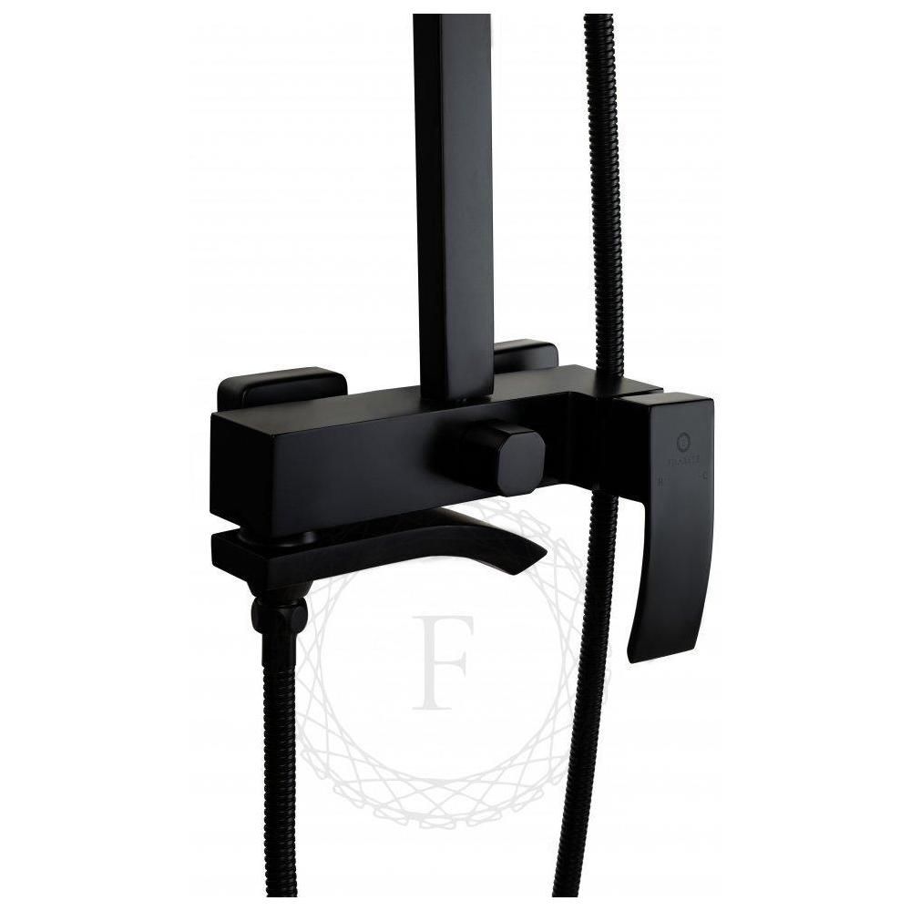 Душевая система FILARETE Waterfall FL2010BL, черный, артикул FL2010BL