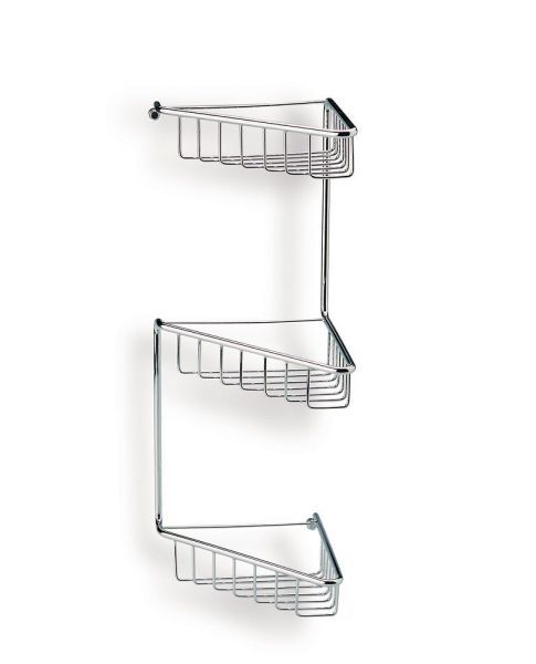 Stil Haus, решётка в ванную угловая 3-х уровневая, высота 54 см, цвет золото