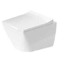 Duravit Viu Унитаз подвесной безободковый 370х480мм цвет белый Антибактериальное покр.