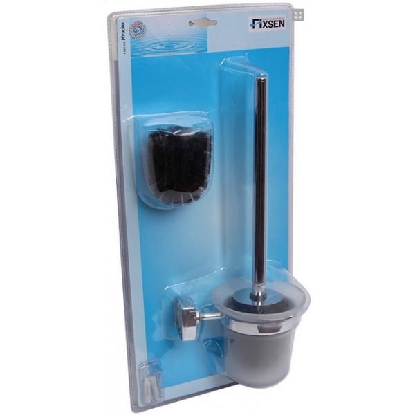 Ершик для унитаза Fixsen Kvadro FX-61313А Хром Ершик для унитаза Fixsen Kvadro FX-61313А Хром