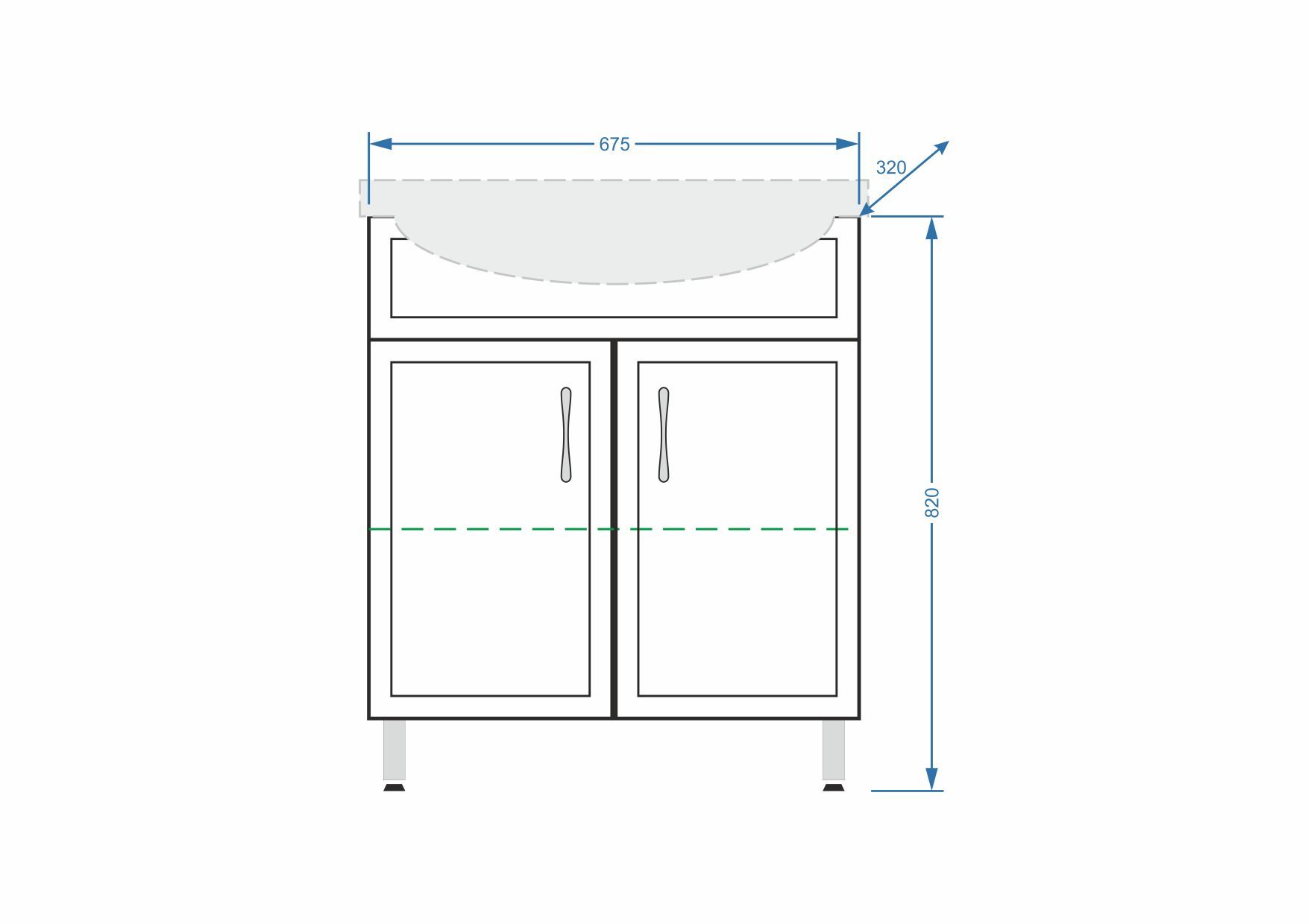 Тумба "Концепт 70", Эрика 70