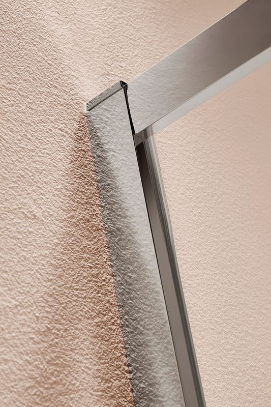 Душевой уголок Cezares Eco R-2 90x90 профиль Хром стекло прозрачное