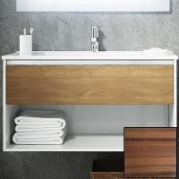 Тумба с раковиной SanVit Контур 70 kkont070 с фактурой под дерево подвесная Зебрано