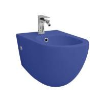 Artceram FILE 2.0  Биде подвесное 36х52 см, с креплениями, с 1 отв под смеситель, цвет blu zaffiro