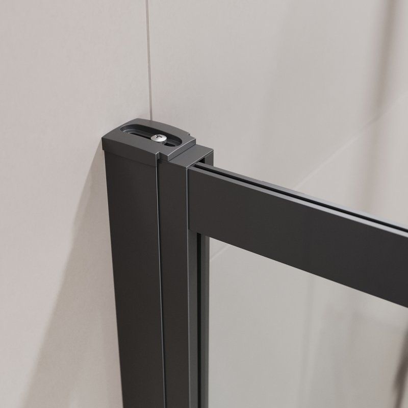 SLIDER-FIX-VF-11-90/150-C-NERO Душевая шторка на ванну, артикул SLIDER-FIX-VF-11-90/150-C-NERO