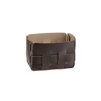 Colombo Adj Корзинка Mini Bottega, 12x19H13 см, цвет: шоколад/капучино Colombo Adj Корзинка Mini Bottega, 12x19H13 см, цвет: шоколад/капучино