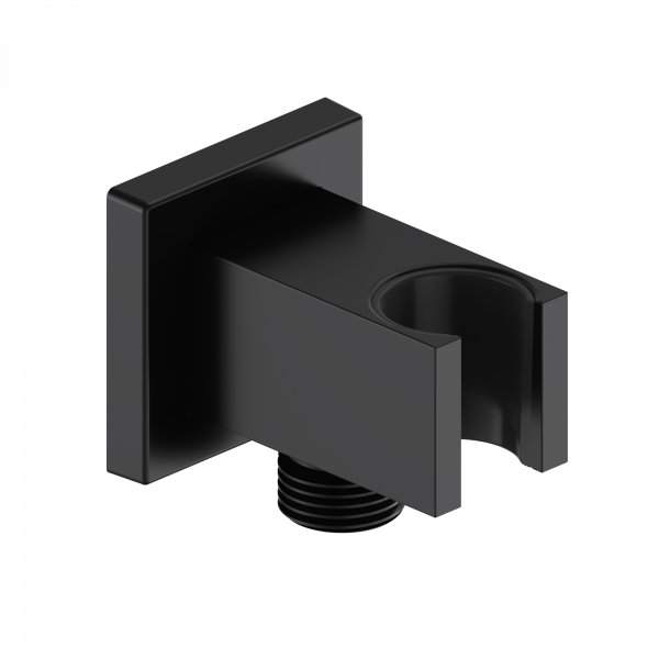 Шланговое подключение с держателем WONZON & WOGHAND, Черный матовый (WW-HZ2312-MB)