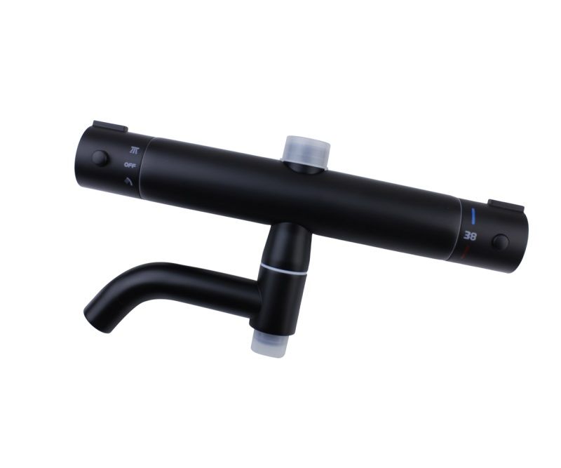 Душевая система с термостатом Bronze de Luxe SCANDI 11060B, черный, артикул 11060B