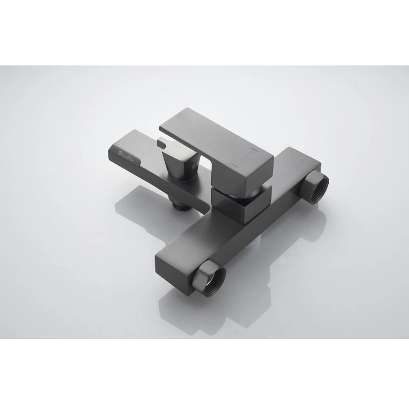 Смеситель для ванны Knotlor KN-22/GM, вороненая сталь, артикул KN-22/GM