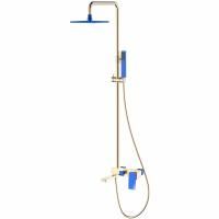 Душевая система Boheme Q 148-GUV.2 Золото Синяя Душевая система Boheme Q 148-GUV.2 Золото Синяя