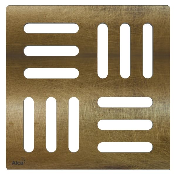 Решетка для лотка Alcaplast MPV001-ANTIC Бронза