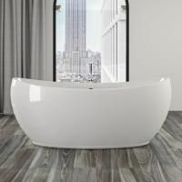 KNIEF Venice Ванна отдельностоящая 180*83,5*74,5 см с экраном, без слива-перелива, цвет: белый