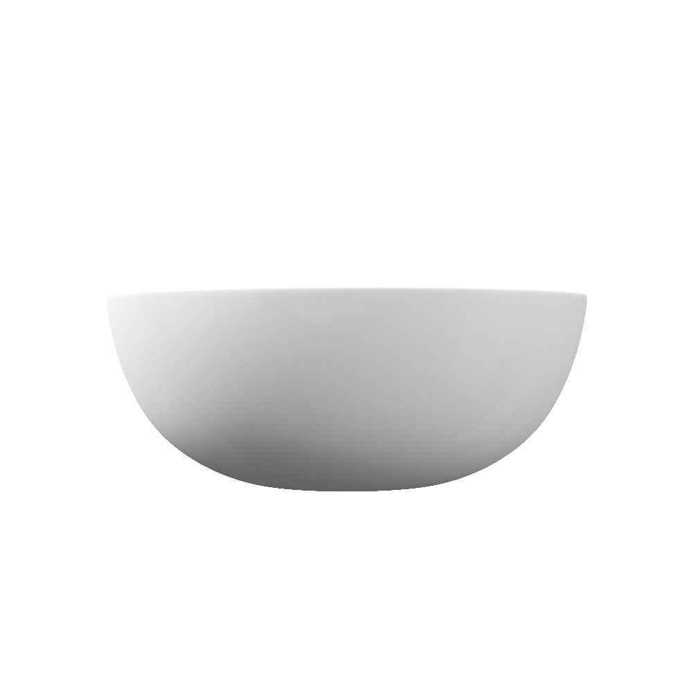 Раковина накладная белая круглая 430*430*170 (без ДК)