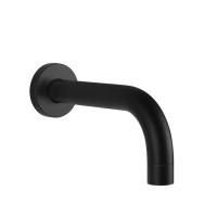 Gessi Emporio Via tortona Настенный излив для ванны короткий, комбинируемый с удаленным управлением, цвет: Black XL