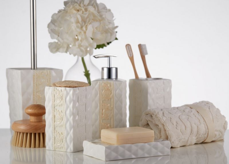 Мыльница Fora Diamond FOR-DM036 Белая