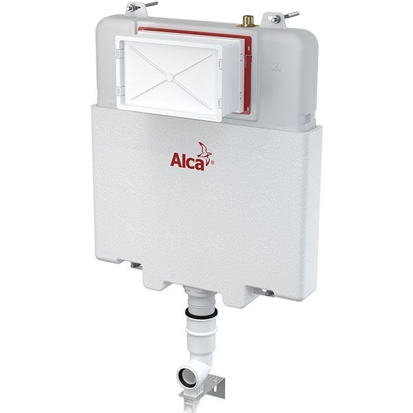 Смывной бачок Alcaplast Basicmodul Slim AM1112 для унитаза с двумя режимами смыва