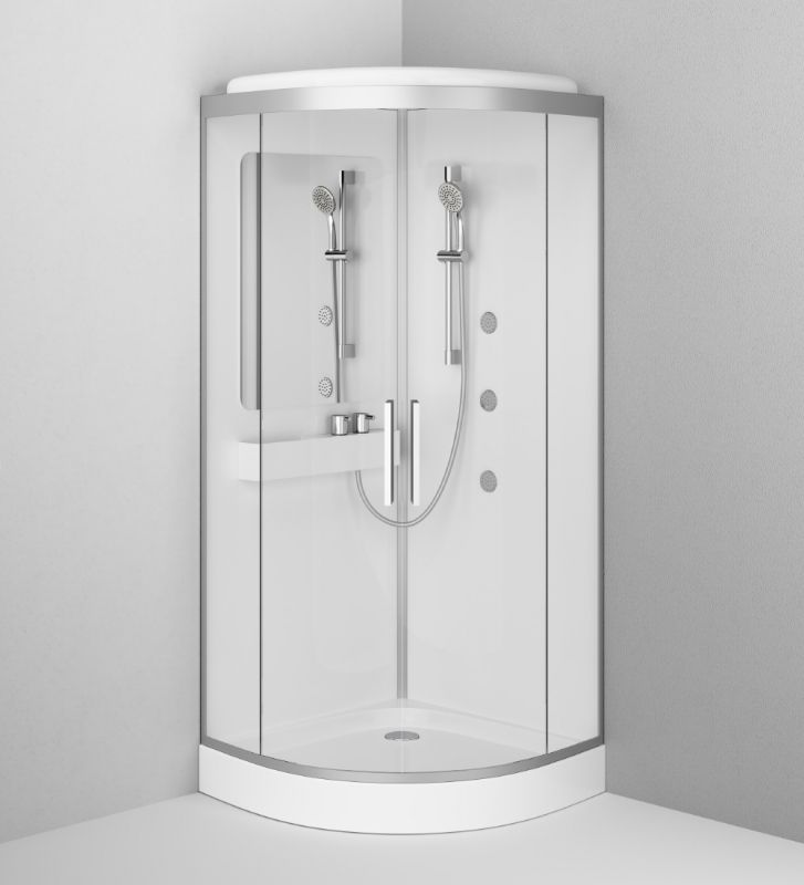 Душевая кабина AM.PM Like 90 W80C-019-090MTA64 с гидромассажем Душевая кабина AM.PM Like 90 W80C-019-090MTA64 с гидромассажем