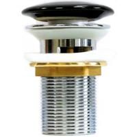 Донный клапан Melana T201B Черный, Хром