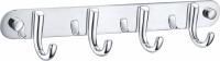 Вешалка с 4 крючками для ванной WONZON & WOGHAND, Хром (WW-9384-4)