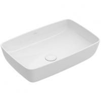 Раковина, Villeroy&Boch, Artis, ширина, мм-580, глубина, мм-380, высота, мм-125, тип установки-накладной (настольный), отверстия для смесителя-отсутствуют, материал-TitanCeram, цвет-альпийский белый Раковина, Villeroy&Boch, Artis, ширина, мм-580, глубина, мм-380, высота, мм-125, тип установки-накладной (настольный), отверстия для смесителя-отсутствуют, материал-TitanCeram, цвет-альпийский белый