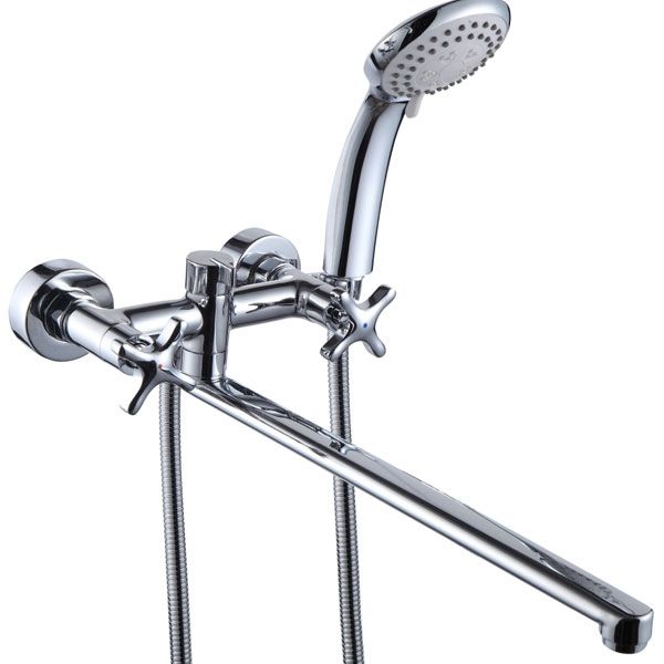 Смеситель для ванны и душа Rossinka RS39-84 Хром